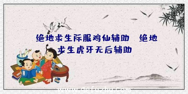 「绝地求生际服鸡仙辅助」|绝地求生虎牙无后辅助